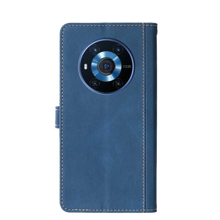 For Honor Magic3 Skin Feel Magnetic Buckle Leather Phone Case