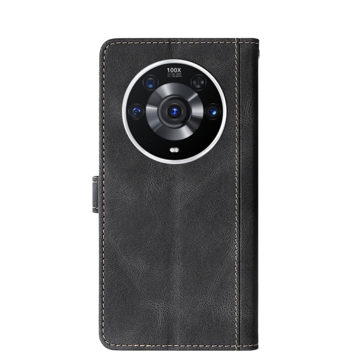 For Honor Magic3 Pro Skin Feel Magnetic Buckle Leather Phone Case