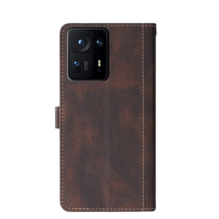 For Xiaomi Mix 4 Skin Feel Magnetic Buckle Leather Phone Case