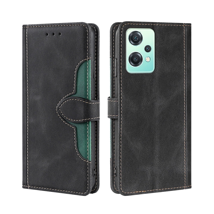 For OnePlus Nord CE 2 Lite 5G Skin Feel Magnetic Buckle Leather Phone Case