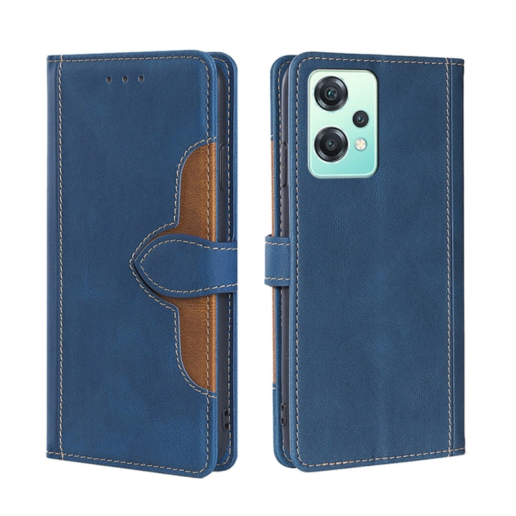 For OnePlus Nord CE 2 Lite 5G Skin Feel Magnetic Buckle Leather Phone Case