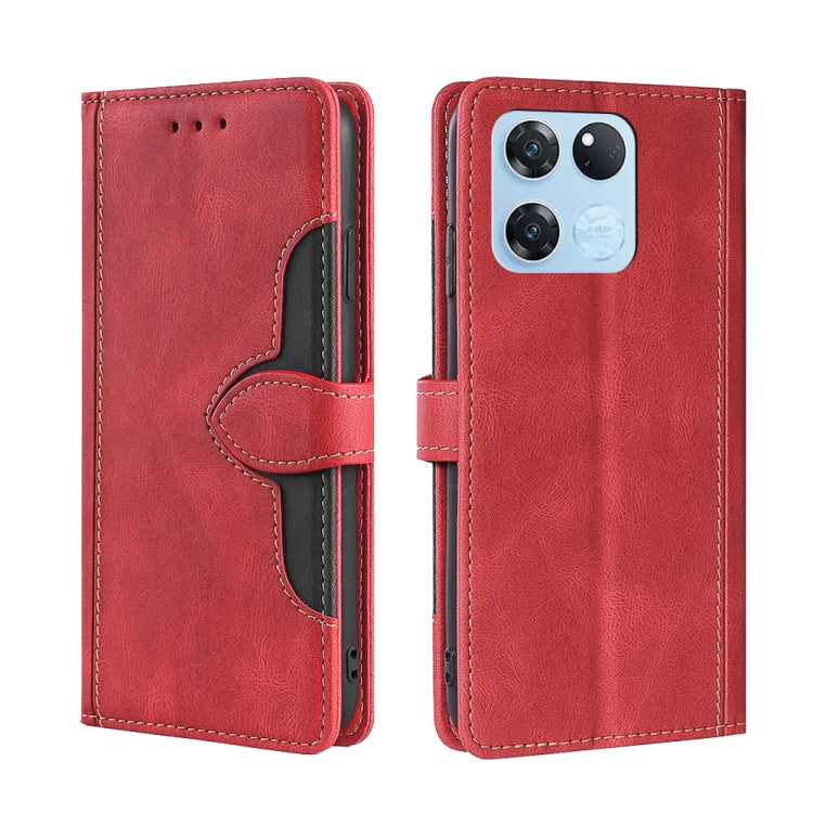 For OnePlus Ace Racing Skin Feel Magnetic Buckle Leather Phone Case