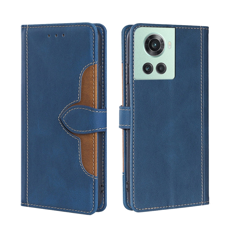 For OnePlus Ace / 10R Skin Feel Magnetic Buckle Leather Phone Case