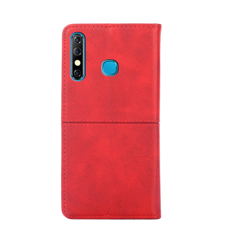 For Infinix Hot 8/Hot 8 Lite/Tecon Camon 12 Cow Texture Magnetic Horizontal Flip Leather Phone Case