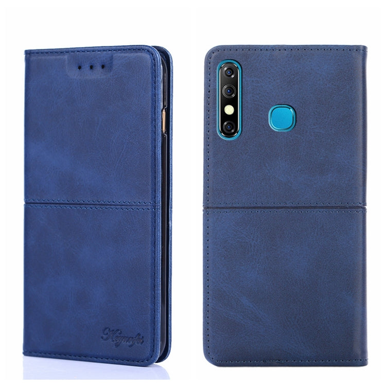 For Infinix Hot 8/Hot 8 Lite/Tecon Camon 12 Cow Texture Magnetic Horizontal Flip Leather Phone Case