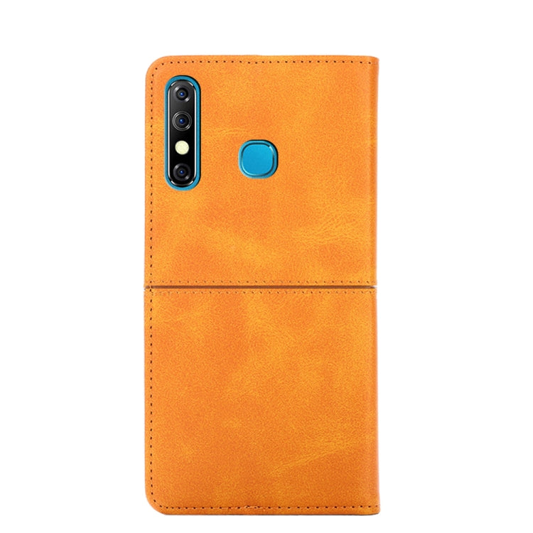 For Infinix Hot 8/Hot 8 Lite/Tecon Camon 12 Cow Texture Magnetic Horizontal Flip Leather Phone Case