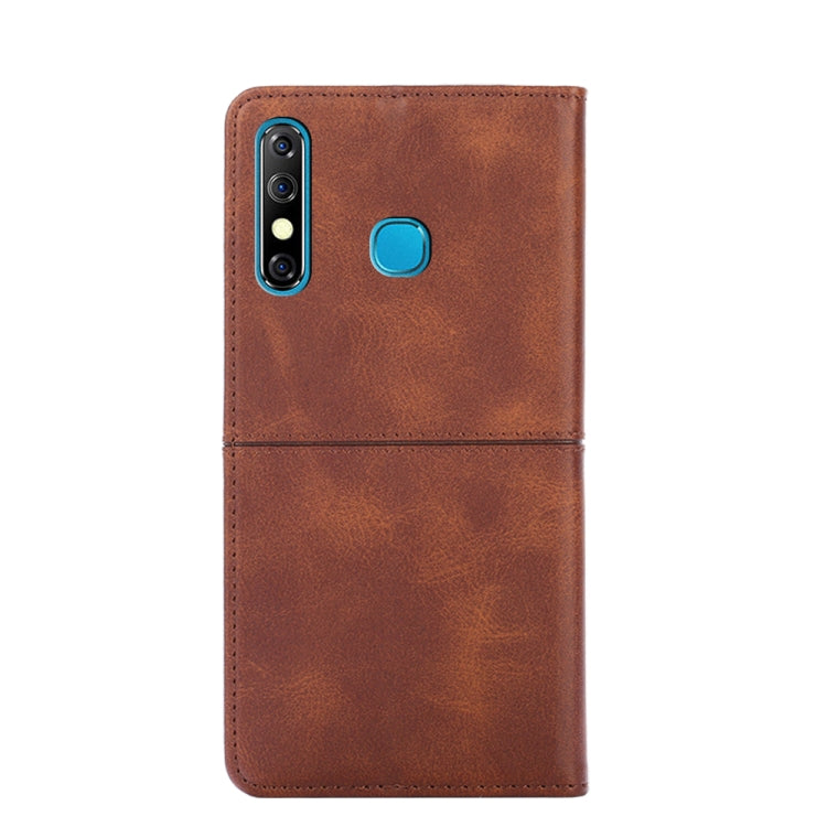 For Infinix Hot 8/Hot 8 Lite/Tecon Camon 12 Cow Texture Magnetic Horizontal Flip Leather Phone Case