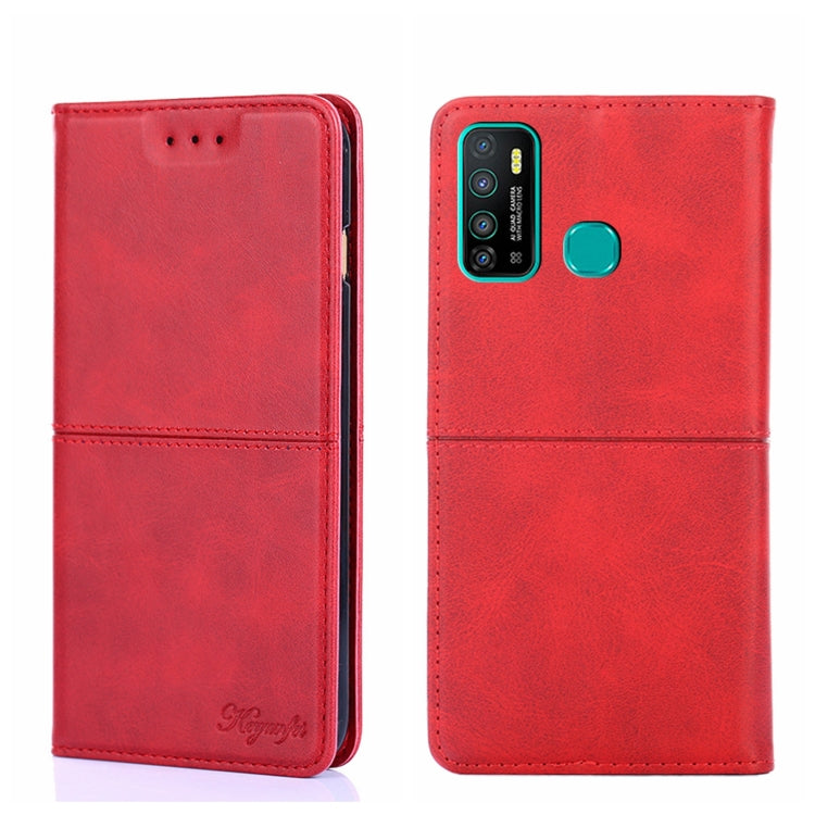 For Infinix Hot 9/Note 7 Lite X655C Cow Texture Magnetic Horizontal Flip Leather Phone Case