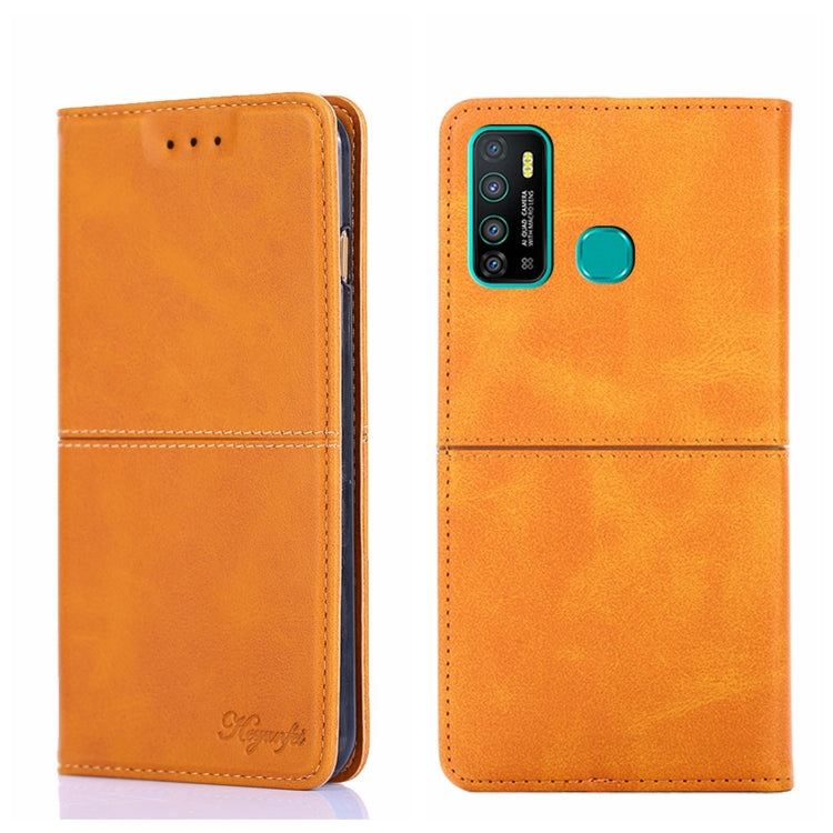 For Infinix Hot 9/Note 7 Lite X655C Cow Texture Magnetic Horizontal Flip Leather Phone Case