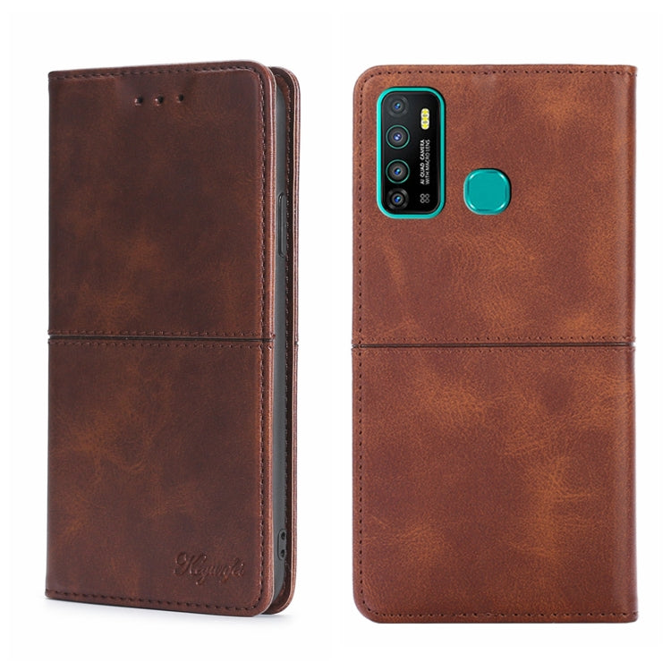 For Infinix Hot 9/Note 7 Lite X655C Cow Texture Magnetic Horizontal Flip Leather Phone Case