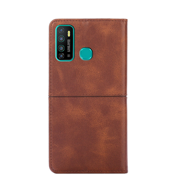 For Infinix Hot 9/Note 7 Lite X655C Cow Texture Magnetic Horizontal Flip Leather Phone Case