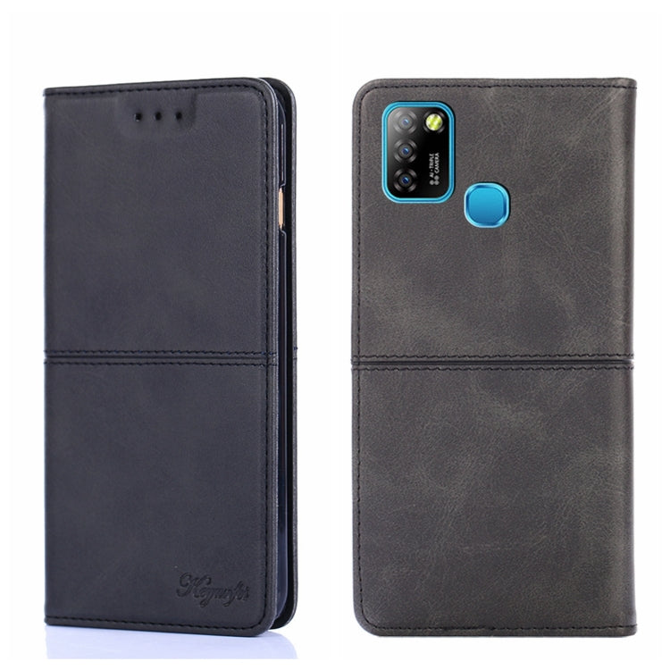 For Infinix Hot 10 Lite/Smart 5 X657 Cow Texture Magnetic Horizontal Flip Leather Phone Case