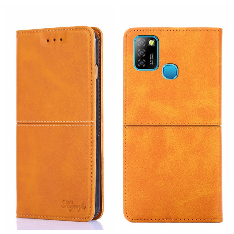For Infinix Hot 10 Lite/Smart 5 X657 Cow Texture Magnetic Horizontal Flip Leather Phone Case