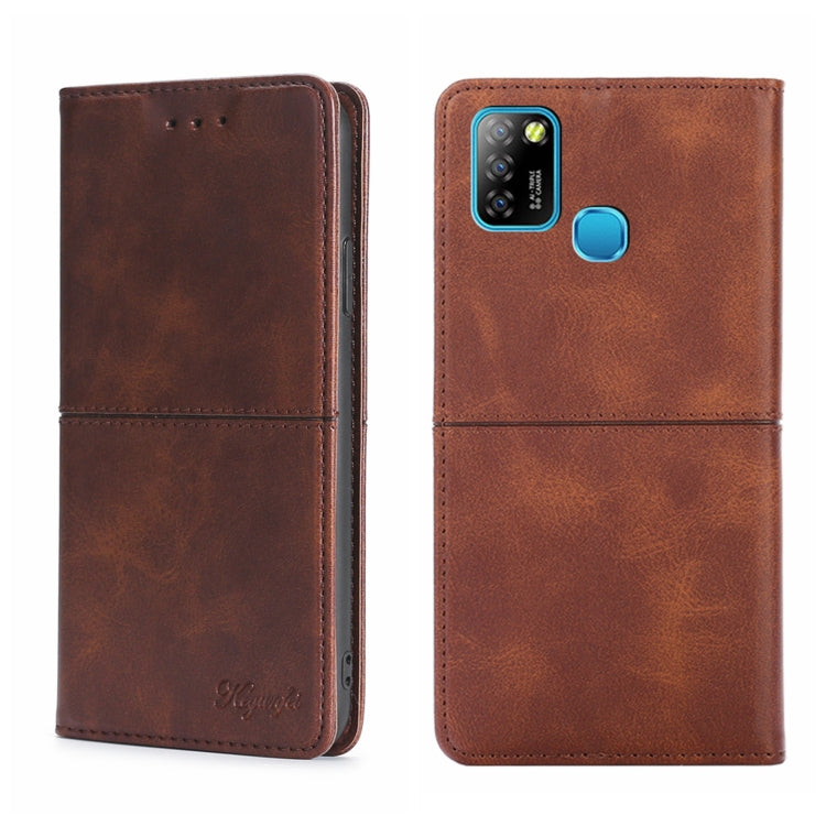 For Infinix Hot 10 Lite/Smart 5 X657 Cow Texture Magnetic Horizontal Flip Leather Phone Case