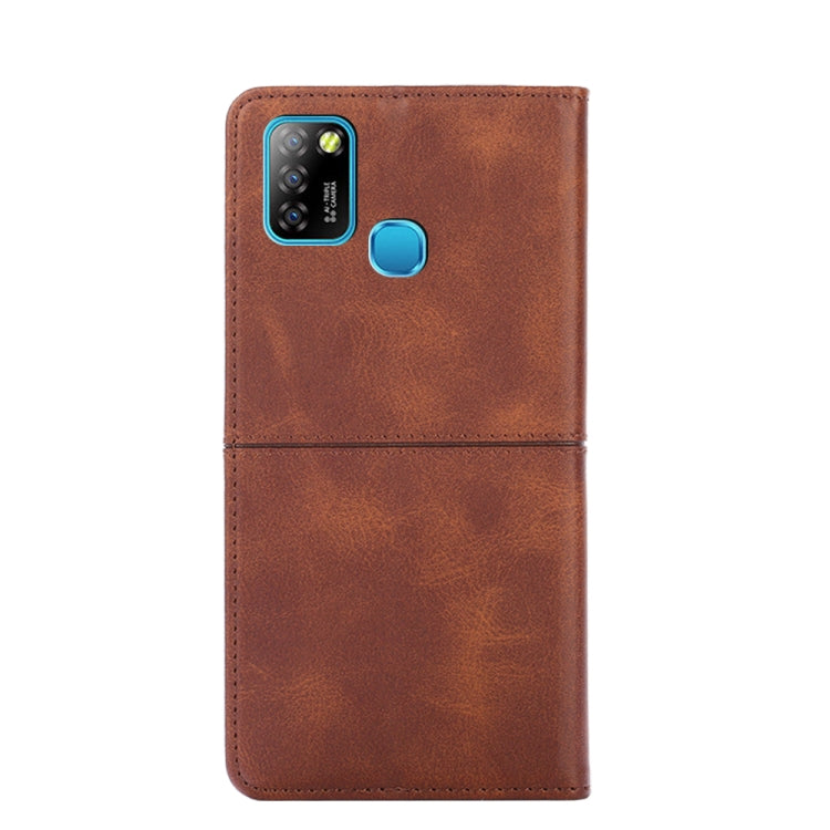 For Infinix Hot 10 Lite/Smart 5 X657 Cow Texture Magnetic Horizontal Flip Leather Phone Case
