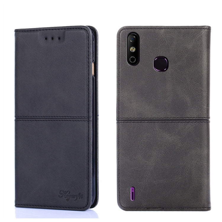 For Infinix Smart 4 X653 Cow Texture Magnetic Horizontal Flip Leather Phone Case