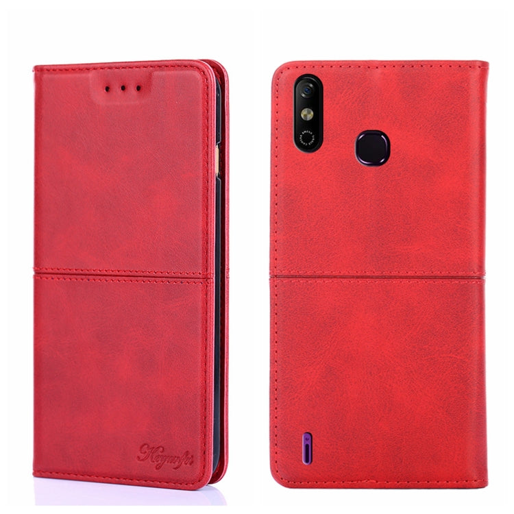 For Infinix Smart 4 X653 Cow Texture Magnetic Horizontal Flip Leather Phone Case