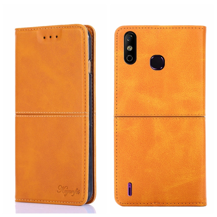 For Infinix Smart 4 X653 Cow Texture Magnetic Horizontal Flip Leather Phone Case
