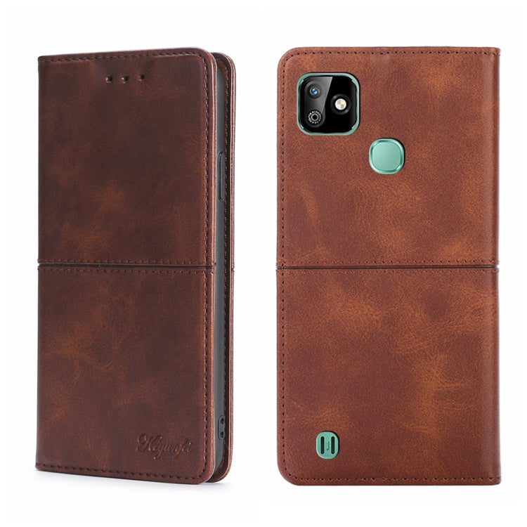 For Infinix Smart HD 2021 X612 Cow Texture Magnetic Horizontal Flip Leather Phone Case