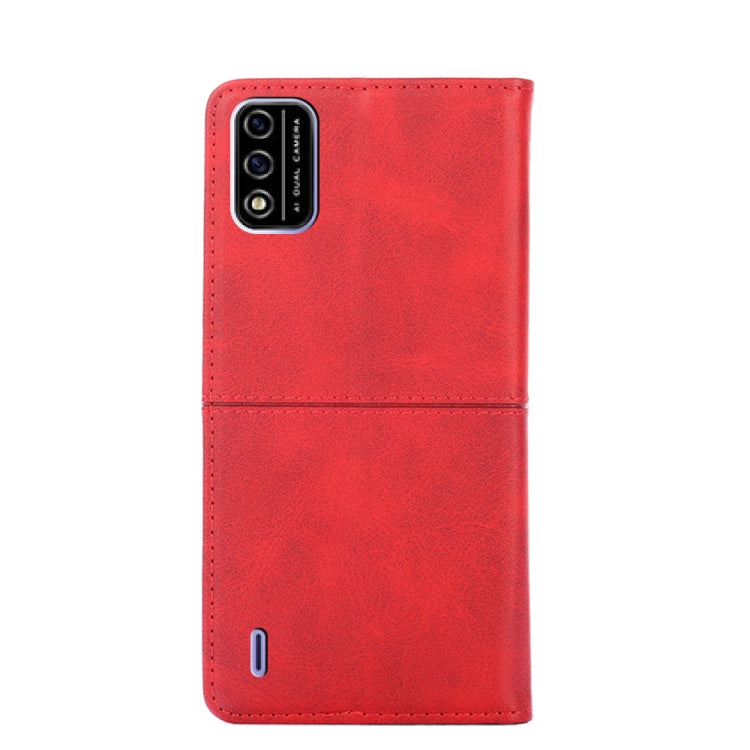 For Itel A48 Cow Texture Magnetic Horizontal Flip Leather Phone Case