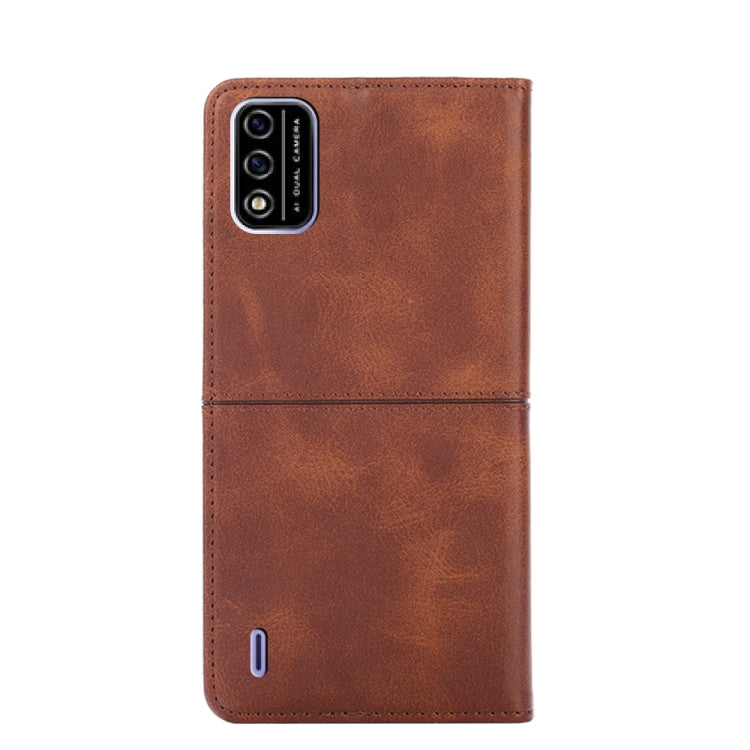 For Itel A48 Cow Texture Magnetic Horizontal Flip Leather Phone Case