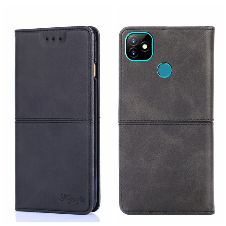 For Itel Vision 1 Cow Texture Magnetic Horizontal Flip Leather Phone Case