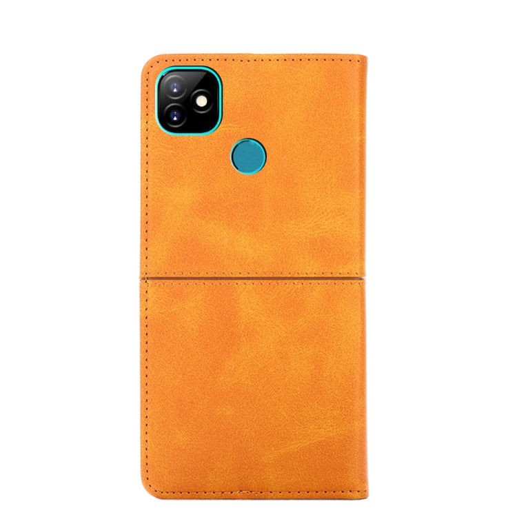 For Itel Vision 1 Cow Texture Magnetic Horizontal Flip Leather Phone Case
