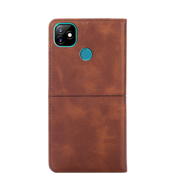 For Itel Vision 1 Cow Texture Magnetic Horizontal Flip Leather Phone Case