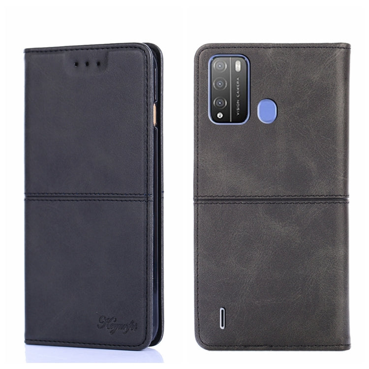 For Itel Vision 1 Pro Cow Texture Magnetic Horizontal Flip Leather Phone Case