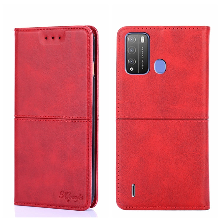 For Itel Vision 1 Pro Cow Texture Magnetic Horizontal Flip Leather Phone Case