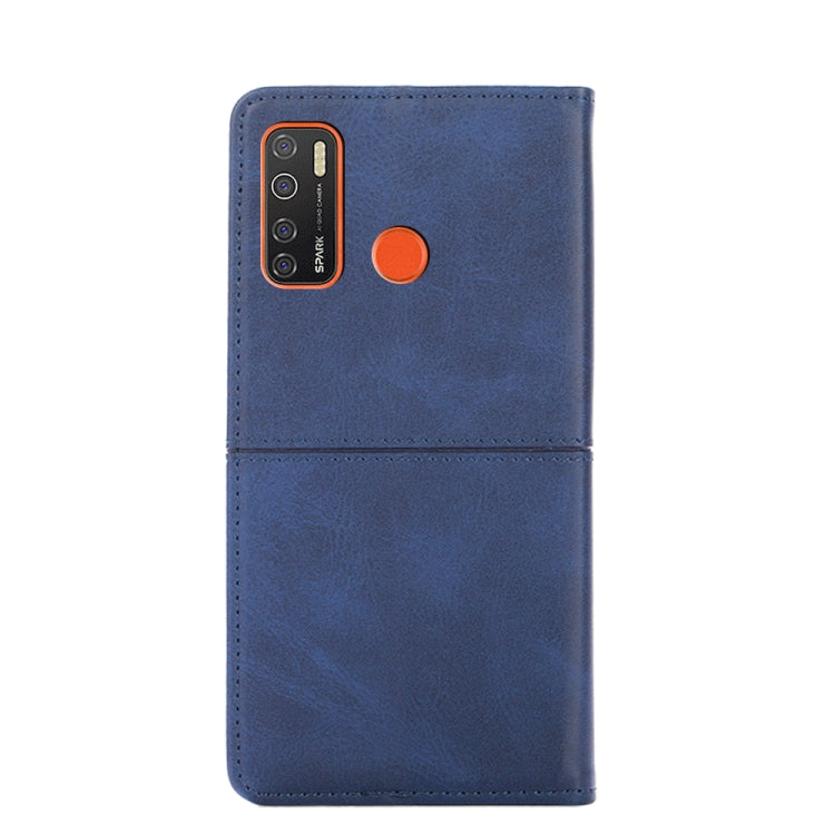 For Tecno Camon 15 CD7/Camon 15 Air/Spark 5/Spark 5 Pro Cow Texture Magnetic Horizontal Flip Leather Phone Case
