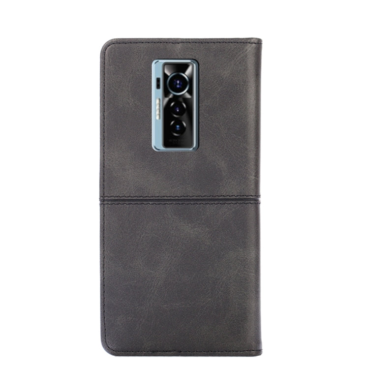 For Tecno Phantom X Cow Texture Magnetic Horizontal Flip Leather Phone Case