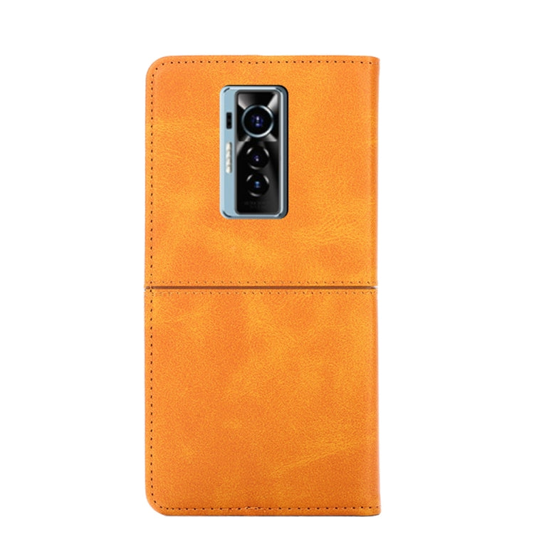 For Tecno Phantom X Cow Texture Magnetic Horizontal Flip Leather Phone Case