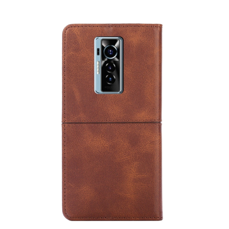 For Tecno Phantom X Cow Texture Magnetic Horizontal Flip Leather Phone Case