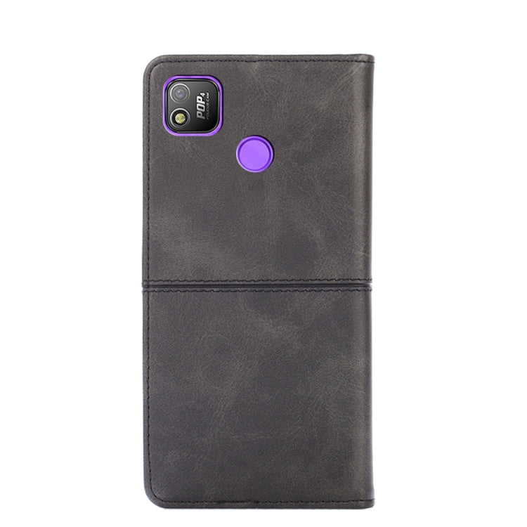 For Tecno Pop 4 Cow Texture Magnetic Horizontal Flip Leather Phone Case