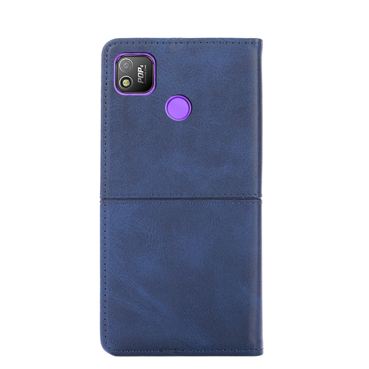 For Tecno Pop 4 Cow Texture Magnetic Horizontal Flip Leather Phone Case