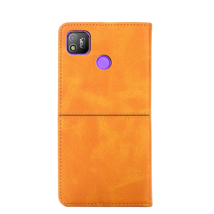 For Tecno Pop 4 Cow Texture Magnetic Horizontal Flip Leather Phone Case