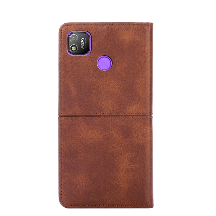 For Tecno Pop 4 Cow Texture Magnetic Horizontal Flip Leather Phone Case