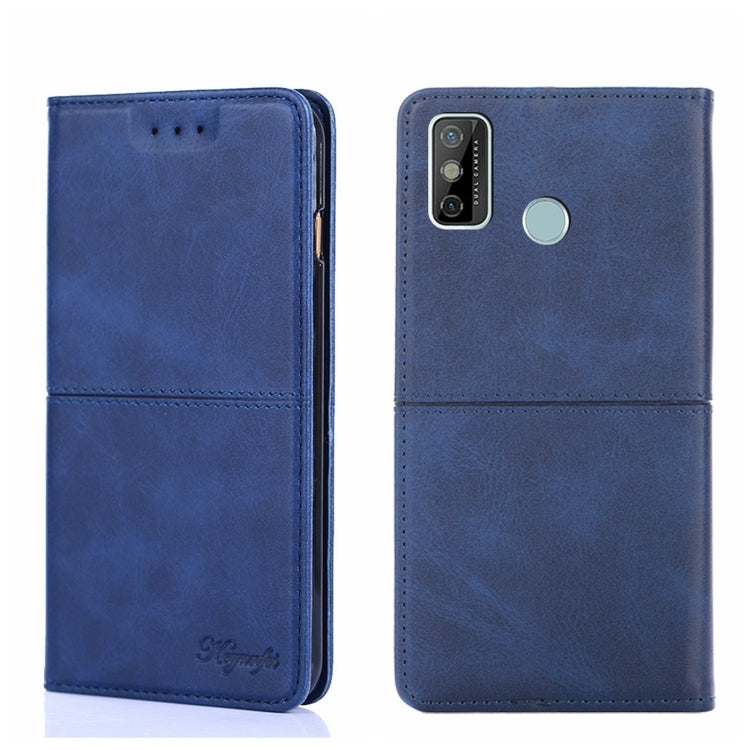 For Tecno Spark 6 GO Cow Texture Magnetic Horizontal Flip Leather Phone Case