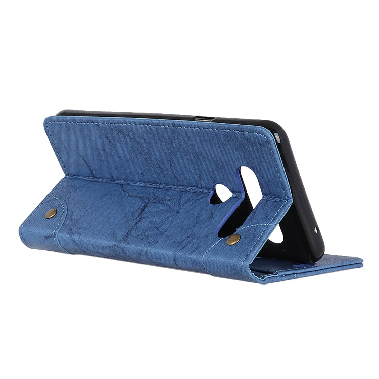 For LG K61 Copper Buckle Retro Crazy Horse Texture Horizontal Flip Leather Case with Holder & Card Slots & Wallet