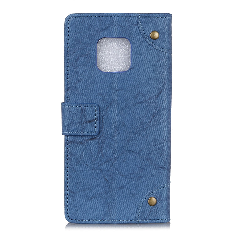 For Xiaomi Redmi Note 9 Pro / Note 9 Pro Max Copper Buckle Retro Crazy Horse Texture Horizontal Flip Leather Case with Holder & Card Slots & Wallet