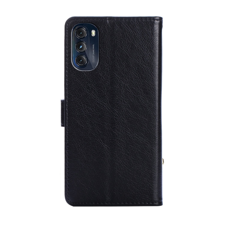 For Motorola Moto G 5G 2022 Zipper Bag PU + TPU Horizontal Flip Leather Case
