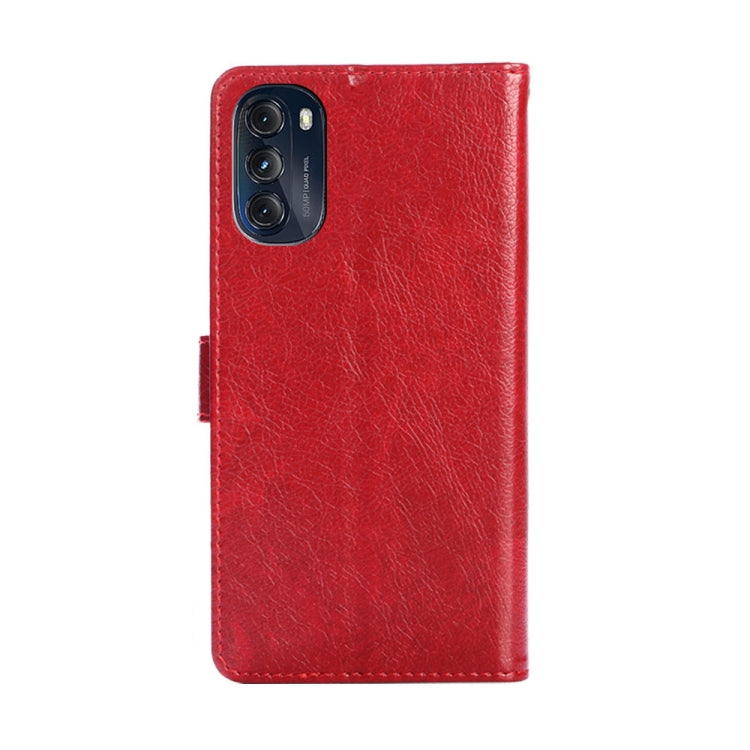 For Motorola Moto G 5G 2022 Zipper Bag PU + TPU Horizontal Flip Leather Case