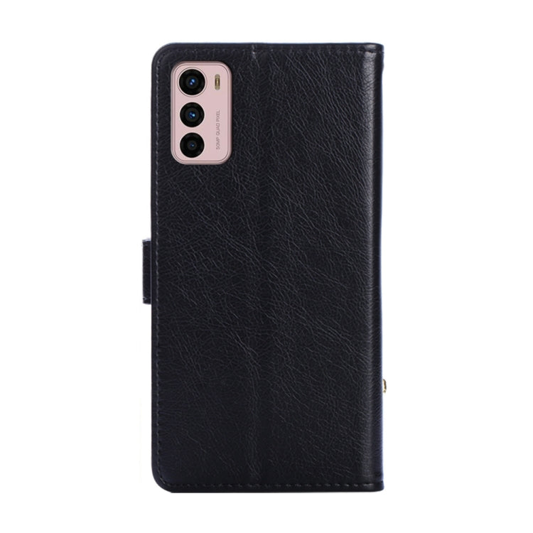 For Motorola Moto G42 4G Zipper Bag PU + TPU Horizontal Flip Leather Case