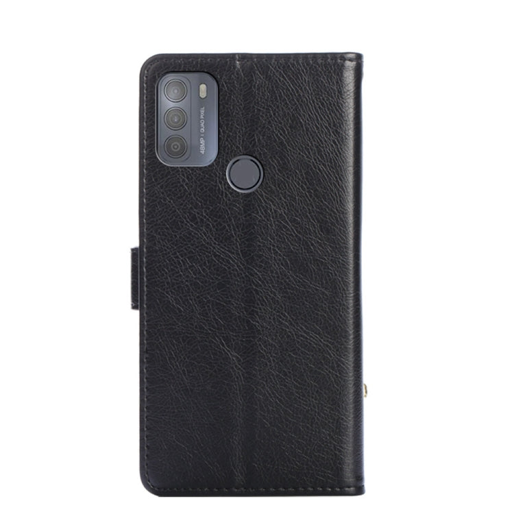 For Motorola Moto G50 Zipper Bag PU + TPU Horizontal Flip Leather Case