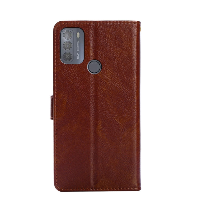 For Motorola Moto G50 Zipper Bag PU + TPU Horizontal Flip Leather Case