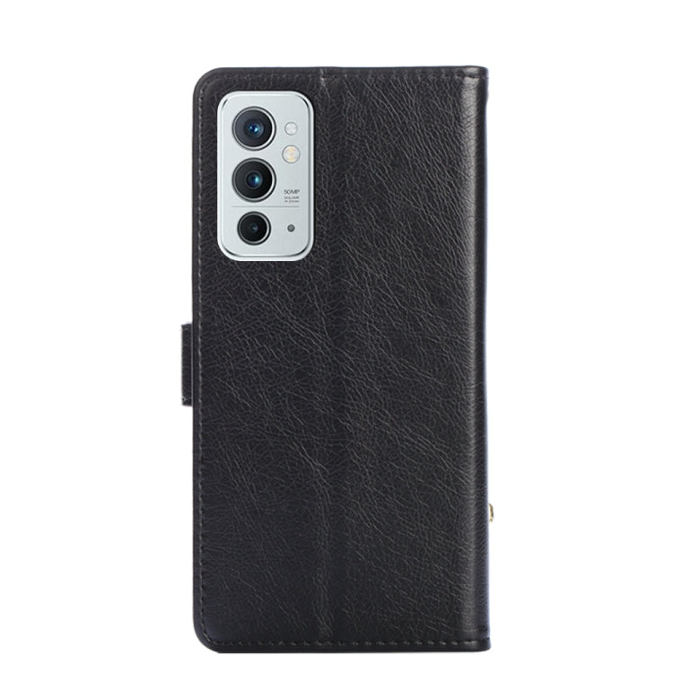 For OnePlus 9RT 5G Zipper Bag PU + TPU Horizontal Flip Leather Case