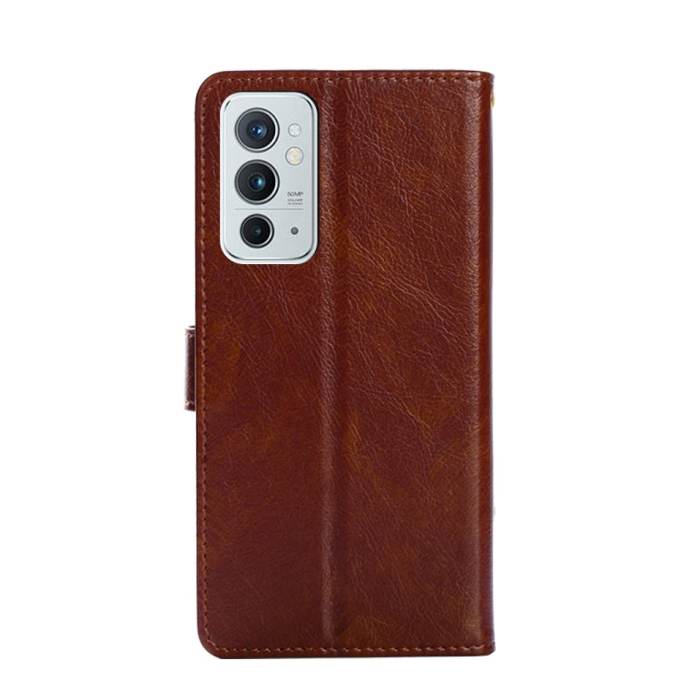 For OnePlus 9RT 5G Zipper Bag PU + TPU Horizontal Flip Leather Case