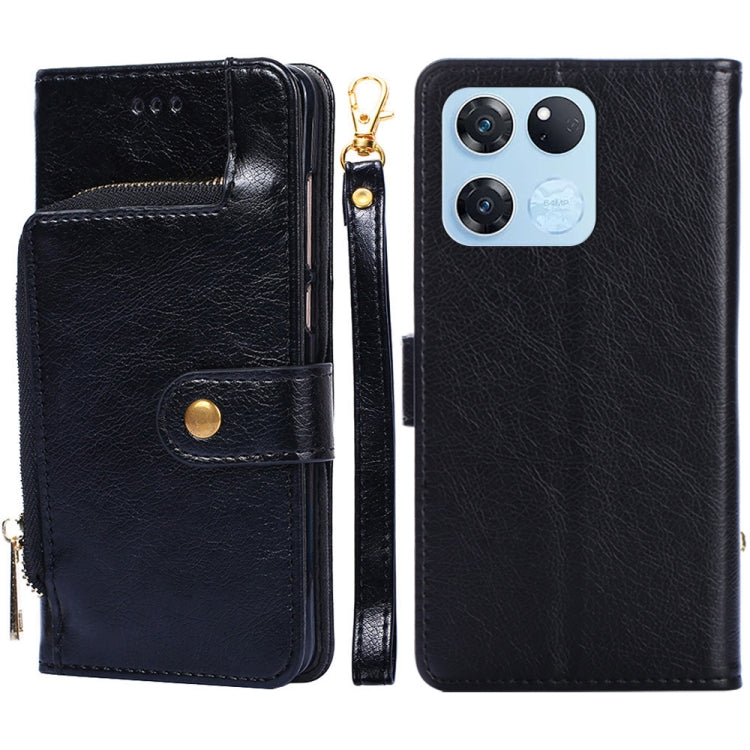 For OnePlus Ace Racing Zipper Bag PU + TPU Horizontal Flip Leather Case