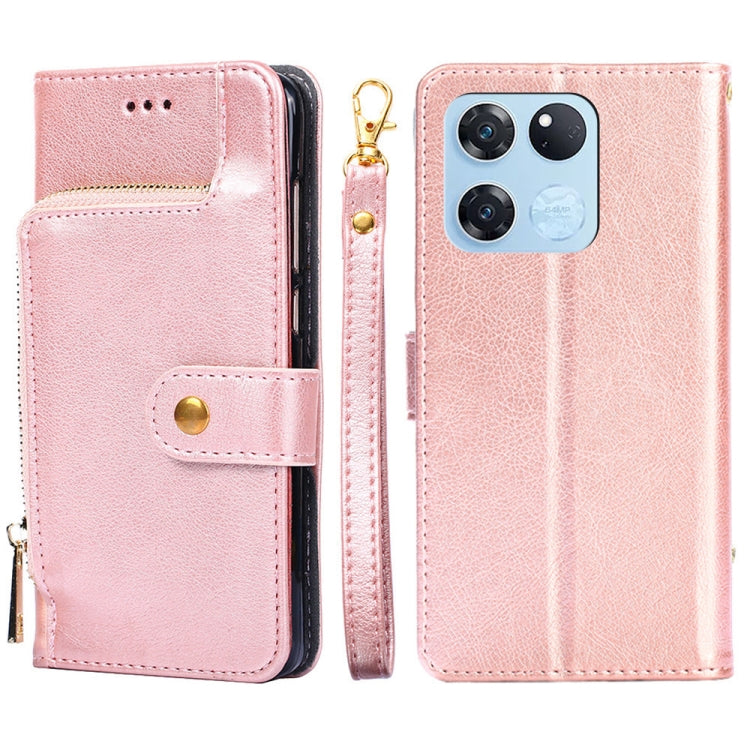 For OnePlus Ace Racing Zipper Bag PU + TPU Horizontal Flip Leather Case